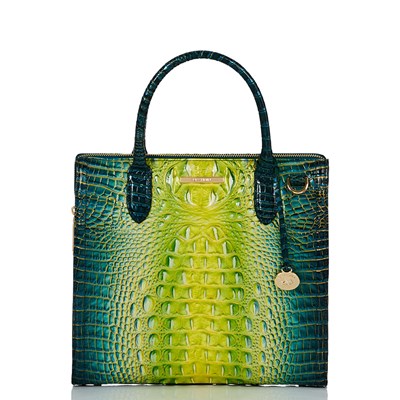 Green Brahmin Caroline Women's Satchel Bags | 8637025-ZG