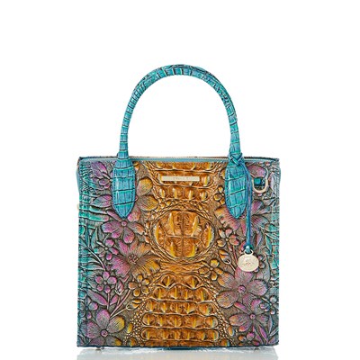 Multicolor Brahmin Small Caroline Women's Satchel Bags | 1735860-DF