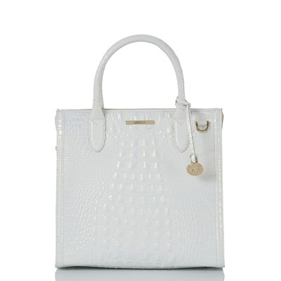 White Brahmin Caroline Women's Satchel Bags | 8456902-GW