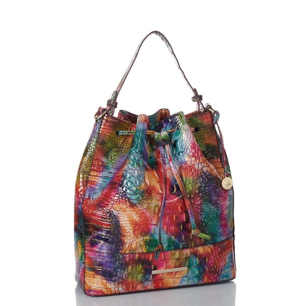 Green Brahmin Marlowe Women's Bucket Bags | 5194763-WA