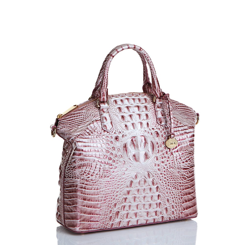 Pink Brahmin Large Duxbury Satchel Women's Satchel Bags | 5790416-UG